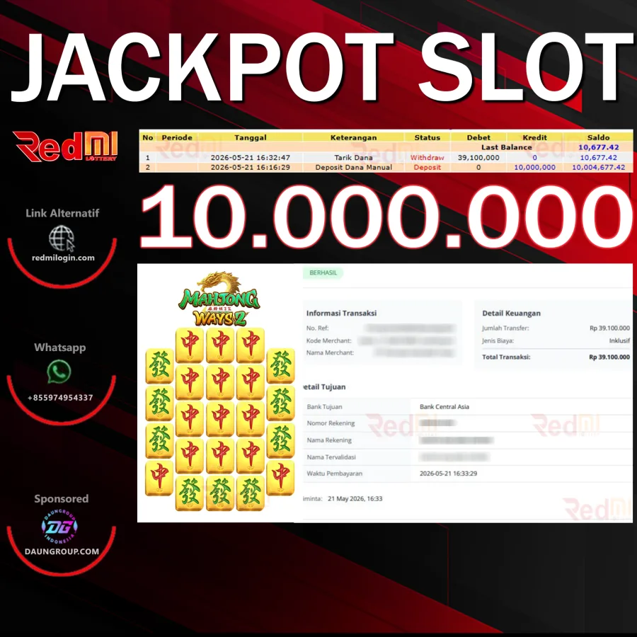 JACKPOT SLOT MAHJONG WAYS 2