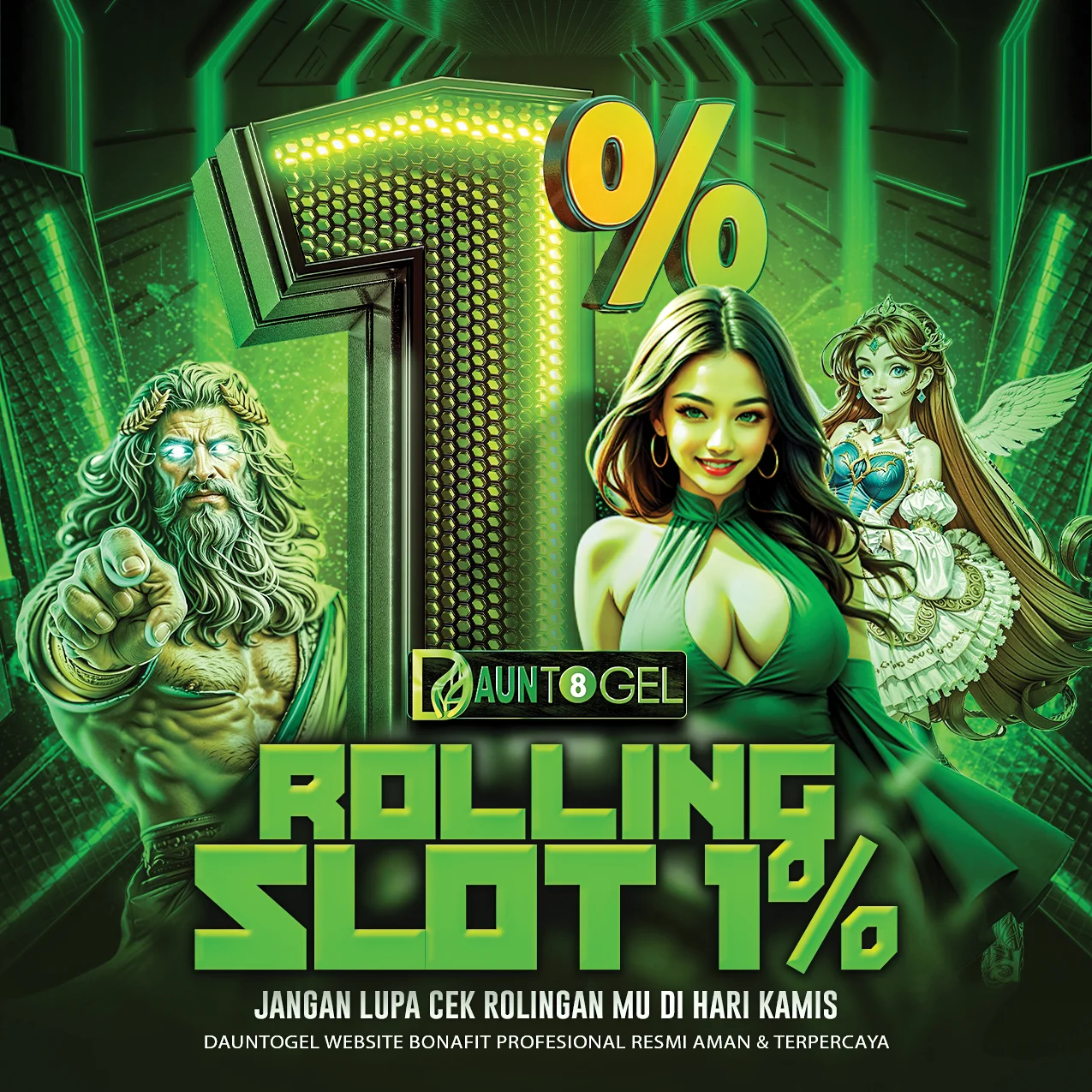 BONUS ROLLINGAN SLOT 1%