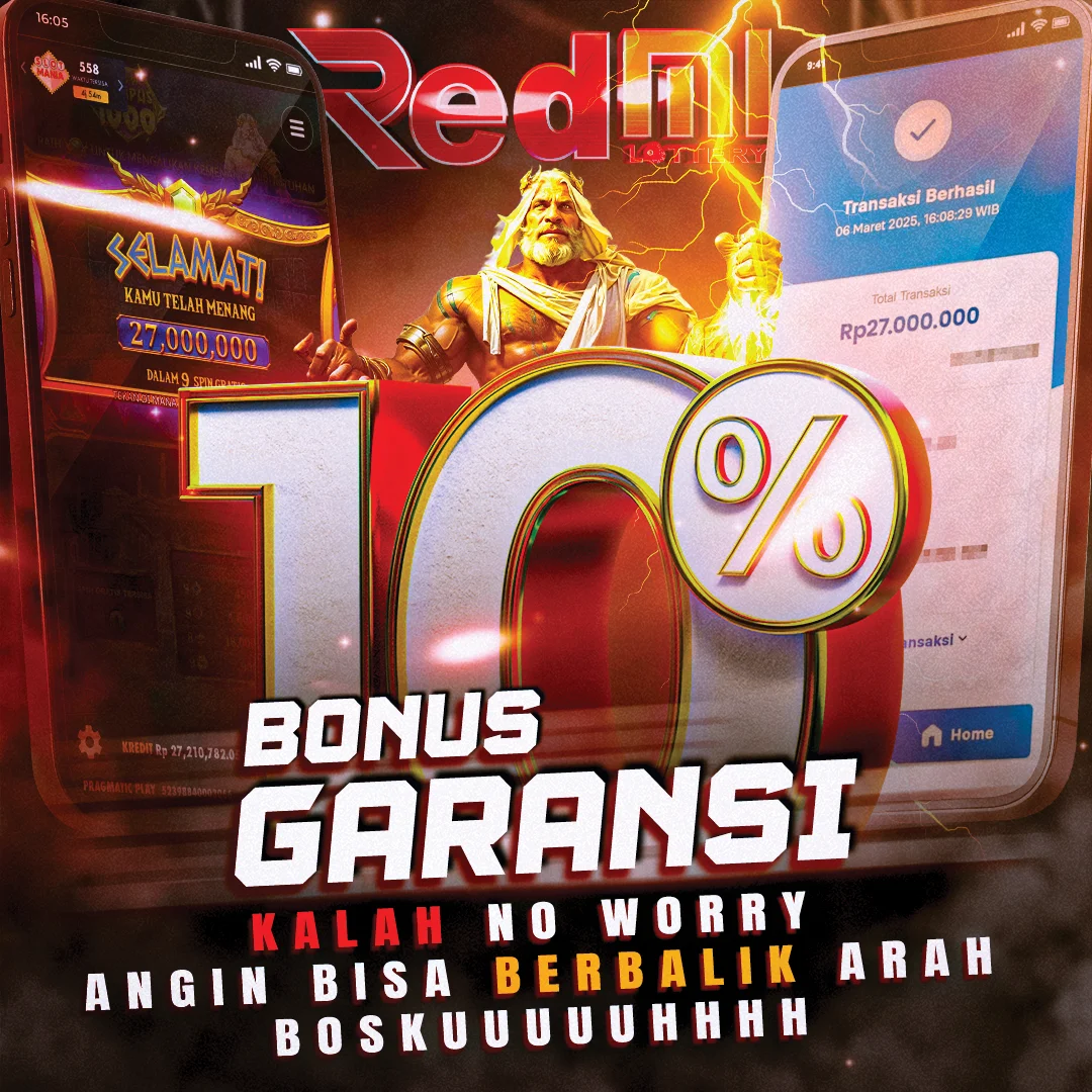 BONUS GARANSI 10%